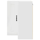 vidaXL Fali konyhaszekrény Magas Fényű Fehér 57 x 57 x 80 cm Faanyag