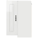 vidaXL Mosogatógép panel Kalmar Magas Fényű Fehér 57 x 57 x 80 cm