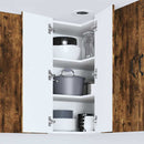 vidaXL Fali konyhaszekrény Füstölt tölgy 57 x 57 x 80 cm Faanyag