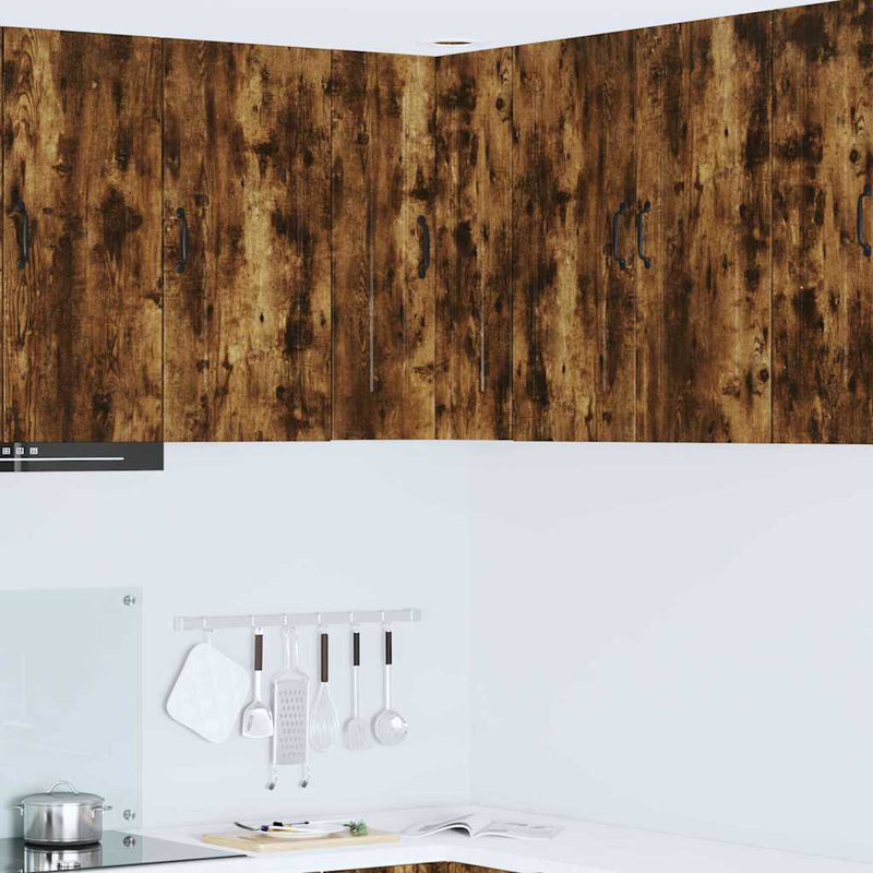 vidaXL Fali konyhaszekrény Füstölt tölgy 57 x 57 x 80 cm Faanyag