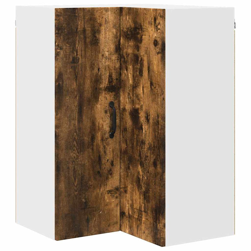 vidaXL Fali konyhaszekrény Füstölt tölgy 57 x 57 x 80 cm Faanyag