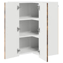 vidaXL Mosogatógép panel Kalmar Füstölt tölgy 57 x 57 x 80 cm Faanyag