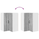 vidaXL Fali konyhaszekrény Szürke Sonoma 57 x 57 x 80 cm Faanyag