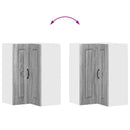 vidaXL Mosogatógép panel Kalmar Szürke Sonoma 57 x 57 x 80 cm
