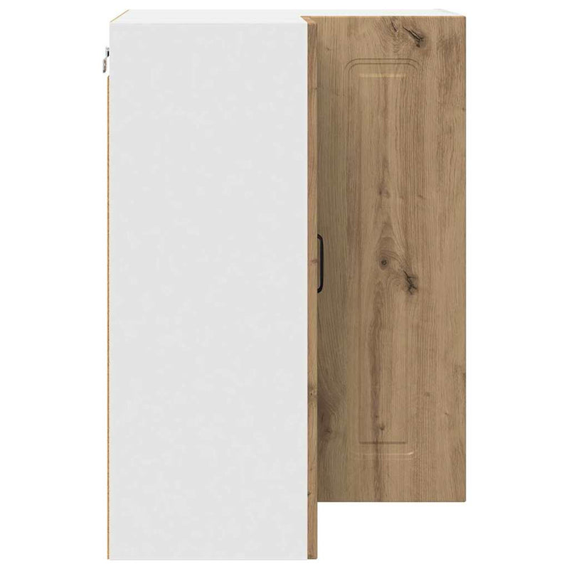 vidaXL Fali konyhaszekrény Artisan tölgy 57 x 57 x 80 cm Faanyag