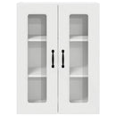 vidaXL Fali konyhaszekrény polcokkal Fehér 60 x 31 x 80 cm Faanyag