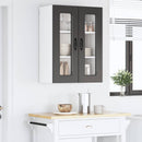 vidaXL Mosogatógép panel Kalmar Fekete 60 x 31 x 80 cm Faanyag