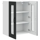 vidaXL Mosogatógép panel Kalmar Fekete 60 x 31 x 80 cm Faanyag