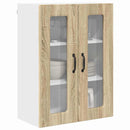 vidaXL Fali konyhaszekrény Sonoma tölgy 60 x 31 x 80 cm Faanyag