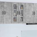 vidaXL Mosogatógép panel Kalmar Beton Szürke 60 x 31 x 80 cm