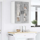 vidaXL Mosogatógép panel Kalmar Beton Szürke 60 x 31 x 80 cm