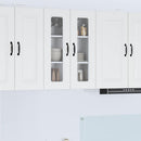 vidaXL Fali konyhaszekrény Magas Fényű Fehér 60 x 31 x 80 cm Faanyag