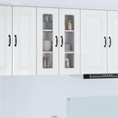 vidaXL Mosogatógép panel Kalmar Magas Fényű Fehér 60 x 31 x 80 cm