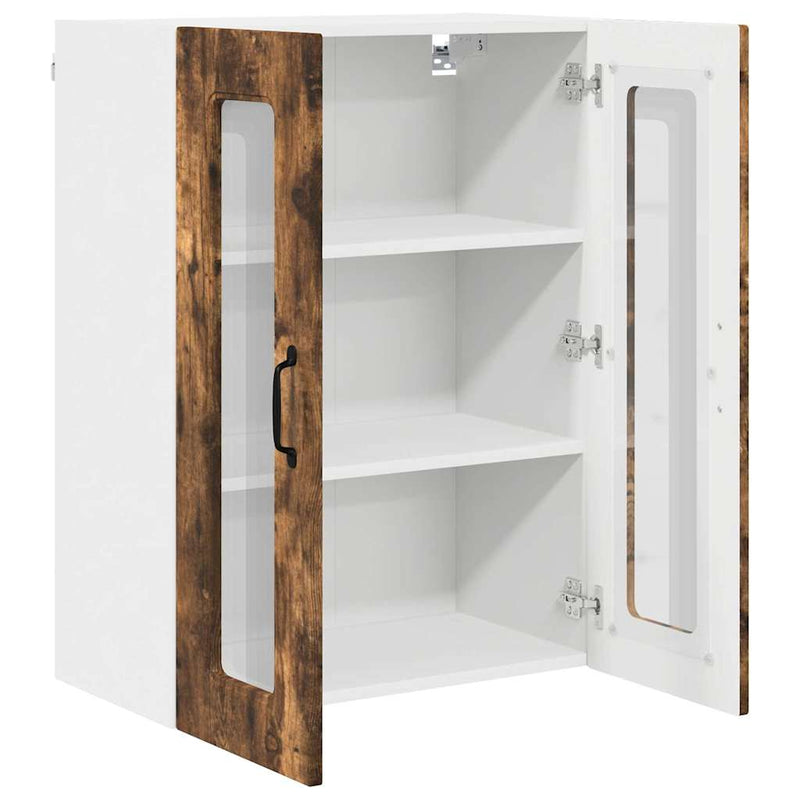 vidaXL Fali konyhaszekrény Füstölt tölgy 60 x 31 x 80 cm Faanyag