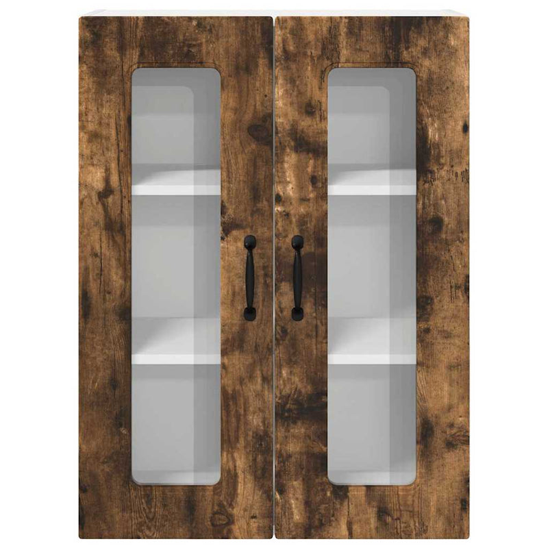 vidaXL Fali konyhaszekrény Füstölt tölgy 60 x 31 x 80 cm Faanyag