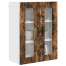 vidaXL Fali konyhaszekrény Füstölt tölgy 60 x 31 x 80 cm Faanyag