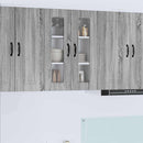 vidaXL Fali konyhaszekrény Szürke Sonoma 60 x 31 x 80 cm Faanyag