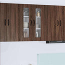 vidaXL Fali konyhaszekrény ajtóval Barna Tölgy 60 x 31 x 80 cm Faanyag