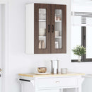 vidaXL Mosogatógép panel Kalmar Barna Tölgy 60 x 31 x 80 cm Faanyag