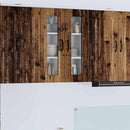 vidaXL Mosogatógép panel Kalmar Öreg fa 60 x 31 x 80 cm Faanyag