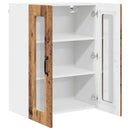 vidaXL Fali konyhaszekrény polcokkal Öreg fa 60 x 31 x 80 cm Faanyag