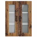 vidaXL Mosogatógép panel Kalmar Öreg fa 60 x 31 x 80 cm Faanyag
