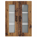 vidaXL Mosogatógép panel Kalmar Öreg fa 60 x 31 x 80 cm Faanyag