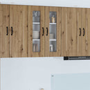vidaXL Mosogatógép panel Kalmar Artisan tölgy 60 x 31 x 80 cm Faanyag