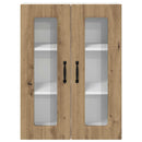 vidaXL Fali konyhaszekrény Artisan tölgy 60 x 31 x 80 cm Faanyag