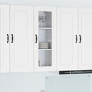 vidaXL Mosogatógép panel Kalmar Fehér 40 x 31 x 100 cm Faanyag
