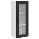 vidaXL Mosogatógép panel Kalmar Fekete 40 x 31 x 100 cm Faanyag