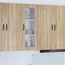 vidaXL Mosogatógép panel Kalmar Sonoma tölgy 40 x 31 x 100 cm Faanyag