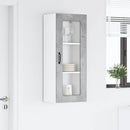 vidaXL Mosogatógép panel Kalmar Beton Szürke 40 x 31 x 100 cm Faanyag