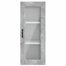 vidaXL Mosogatógép panel Kalmar Beton Szürke 40 x 31 x 100 cm Faanyag