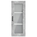 vidaXL Mosogatógép panel Kalmar Beton Szürke 40 x 31 x 100 cm Faanyag
