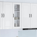 vidaXL Mosogatógép panel Kalmar Magas Fényű Fehér 40 x 31 x 100 cm