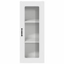 vidaXL Fali konyhaszekrény Magas Fényű Fehér 40 x 31 x 100 cm Faanyag