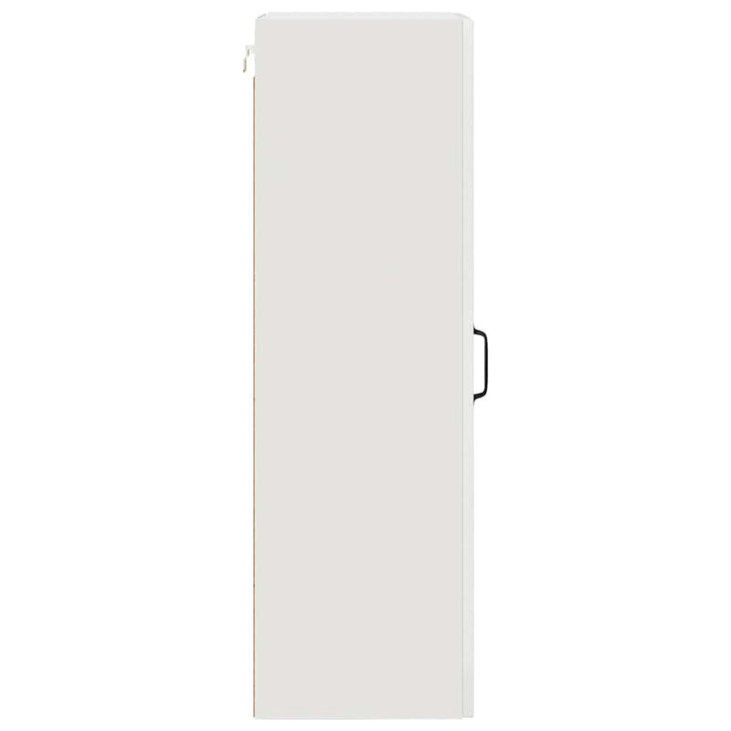 vidaXL Fali konyhaszekrény Magas Fényű Fehér 40 x 31 x 100 cm Faanyag