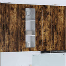 vidaXL Mosogatógép panel Kalmar Füstölt tölgy 40 x 31 x 100 cm Faanyag