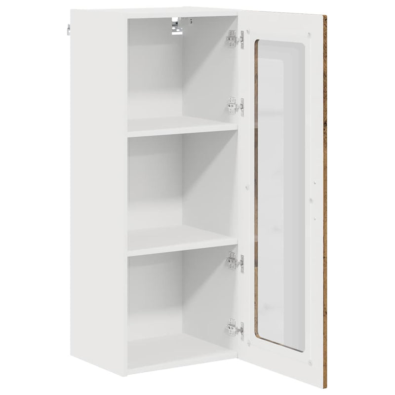 vidaXL Fali konyhaszekrény Füstölt tölgy 40 x 31 x 100 cm Faanyag