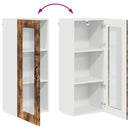 vidaXL Fali konyhaszekrény Füstölt tölgy 40 x 31 x 100 cm Faanyag