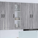 vidaXL Mosogatógép panel Kalmar Szürke Sonoma 40 x 31 x 100 cm Faanyag
