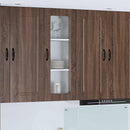 vidaXL Mosogatógép panel Kalmar Barna Tölgy 40 x 31 x 100 cm Faanyag