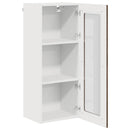 vidaXL Fali konyhaszekrény Barna Tölgy 40 x 31 x 100 cm Faanyag