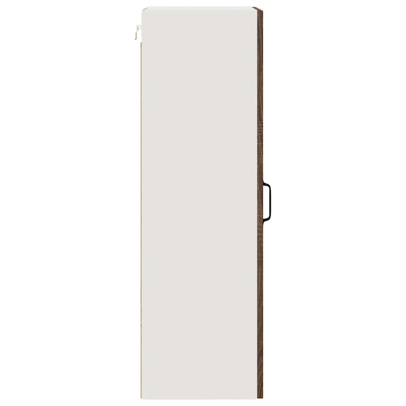 vidaXL Fali konyhaszekrény Barna Tölgy 40 x 31 x 100 cm Faanyag