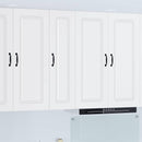 vidaXL Mosogatógép panel Kalmar Fehér 30 x 31 x 100 cm Faanyag