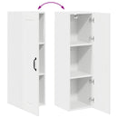 vidaXL Fali konyhaszekrény polcokkal Fehér 30 x 31 x 100 cm Faanyag