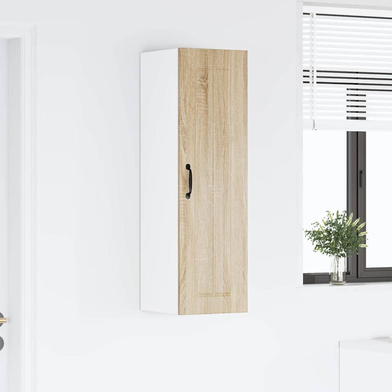 vidaXL Fali konyhaszekrény Sonoma tölgy 30 x 31 x 100 cm Faanyag