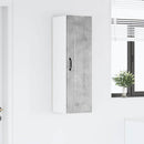 vidaXL Fali konyhaszekrény Beton Szürke 30 x 31 x 100 cm Faanyag