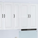 vidaXL Mosogatógép panel Kalmar Magas Fényű Fehér 30 x 31 x 100 cm
